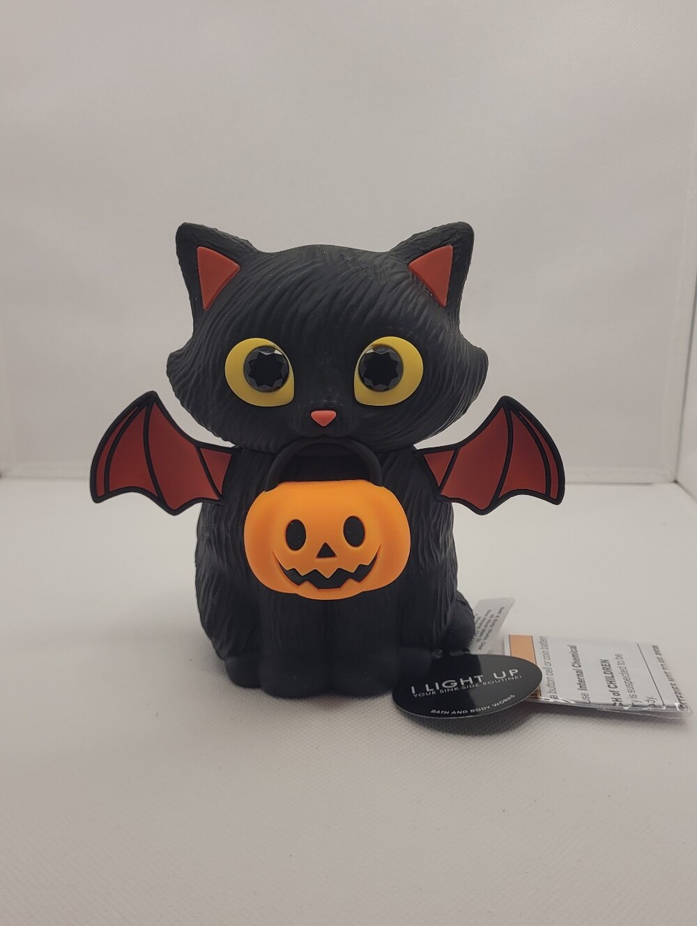 Bath & Body Works BBW Light-Up Spooky Kitty Foaming Soap Holder New OOS